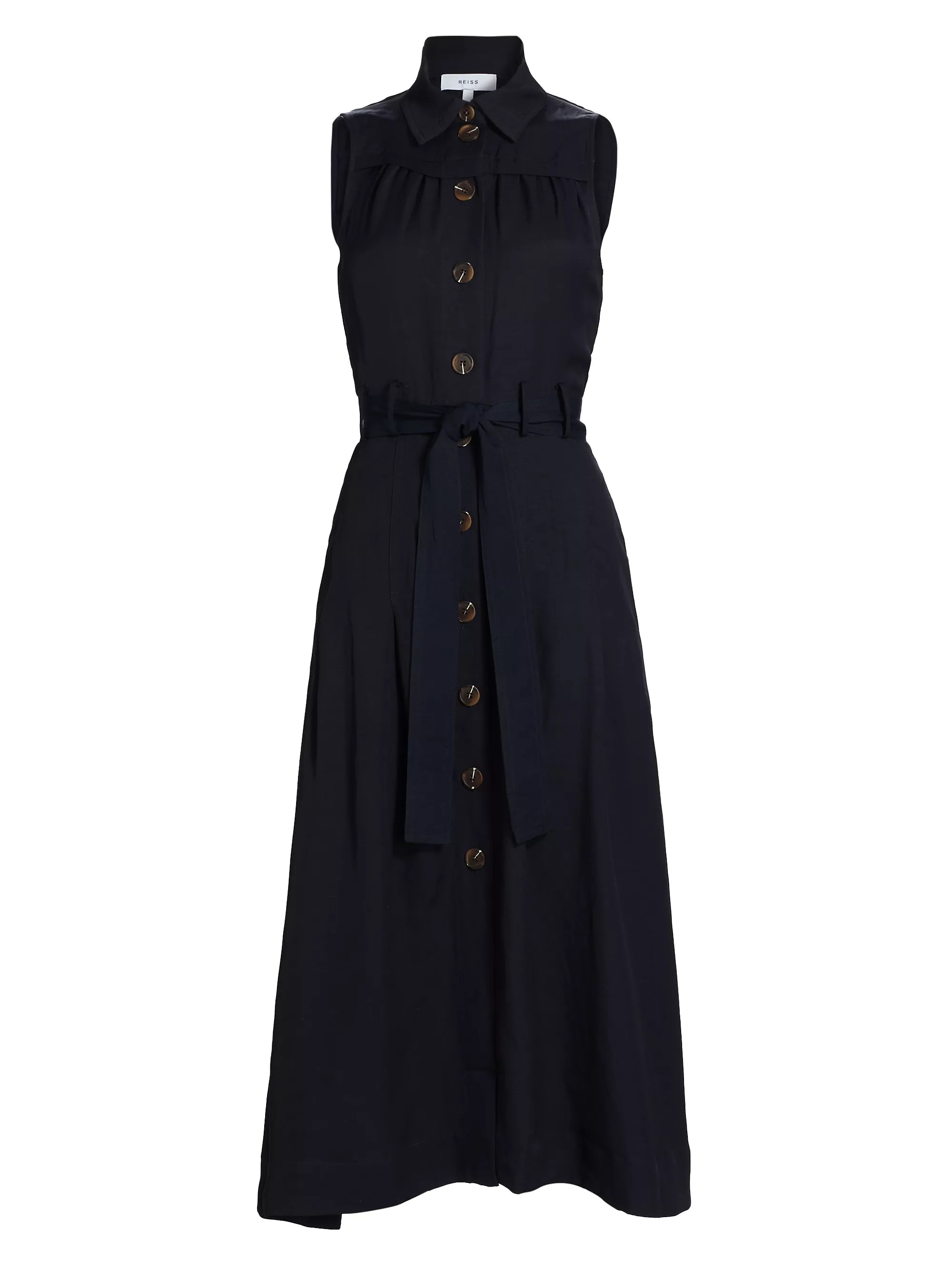 ReissHeidi Belted Midi Shirtdress | Saks Fifth Avenue