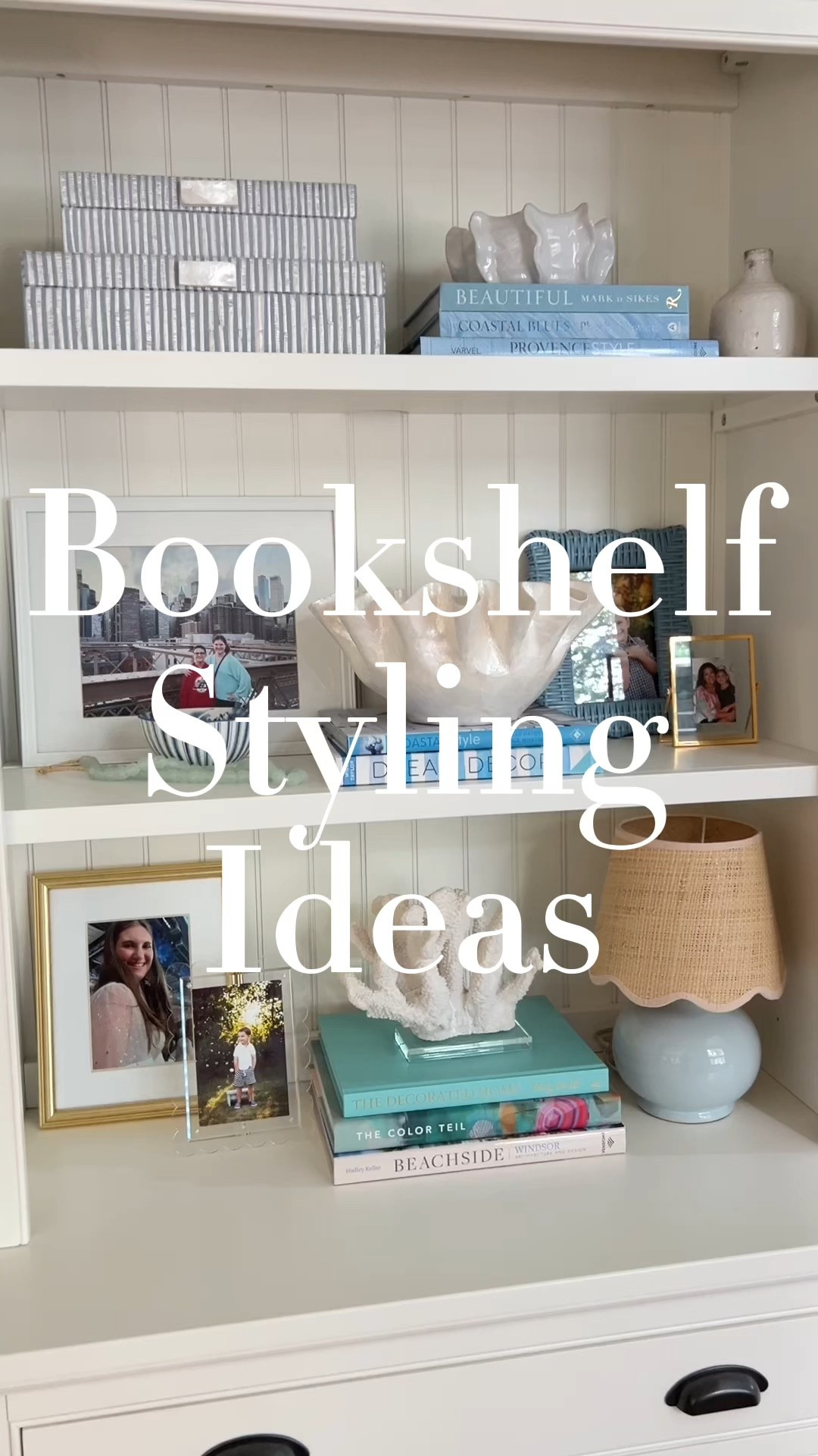 Here are some of my favorite ways to style a bookshelf for that coastal style. Simple pieces that make shelves look fresh and pretty.
Bookshelf styling, home decor ideas, amazon finds, design tips

#LTKFindsUnder100 #LTKHome #LTKSeasonal