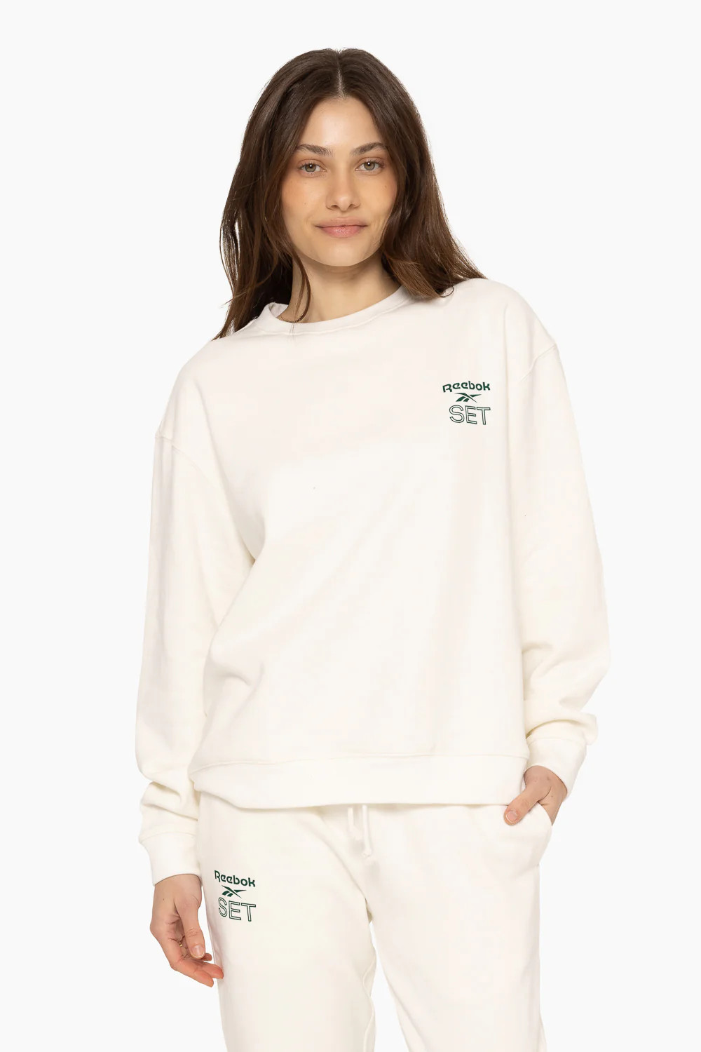 HEAVYWEIGHT SWEATS REEBOK X SET CREWNECK - BLANC | SET Active