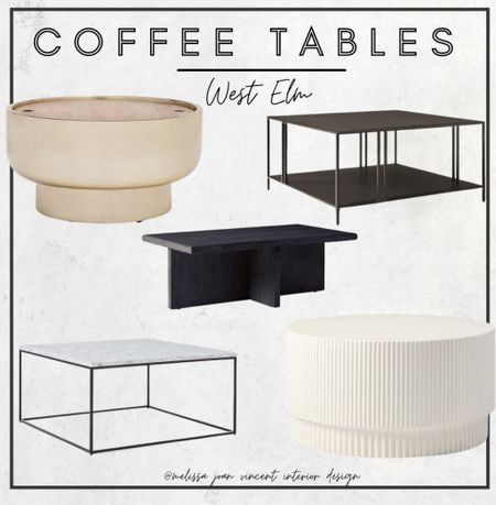 | COFFEE TABLES | Some of my favorite West Elm coffee tables. 

Coffee Tables | Living Room | Furniture | Tables | Family Room

#LTKsalealert #LTKFind #LTKhome