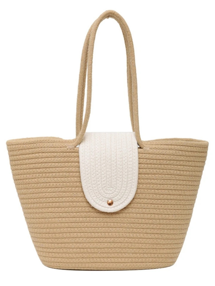 Bolso de gran capacidad vacación estilo tejido | SHEIN