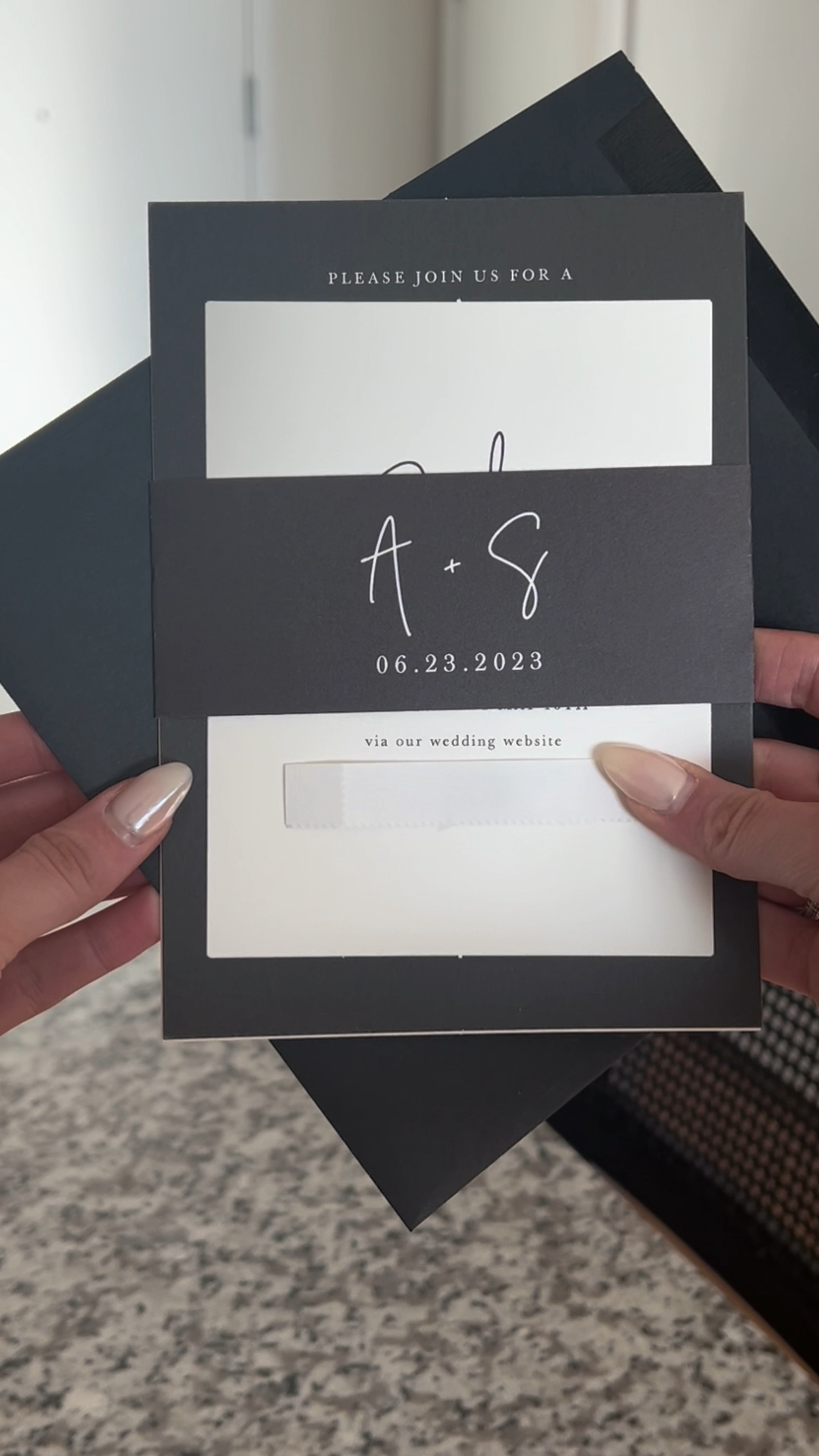 Black & white modern minimalist wedding invitation suite 🖤💍

#LTKwedding