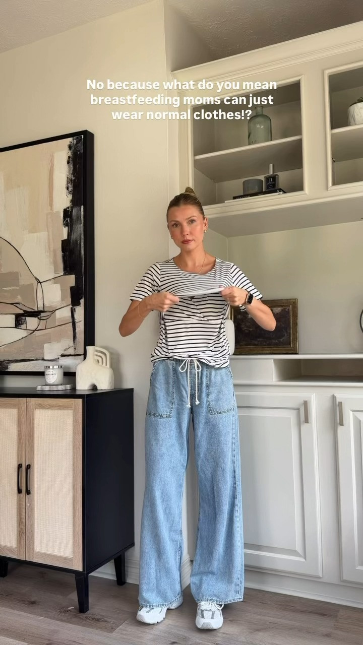 Nursing friendly outfit inspo!  

 #LTKootd #LTKmomlife