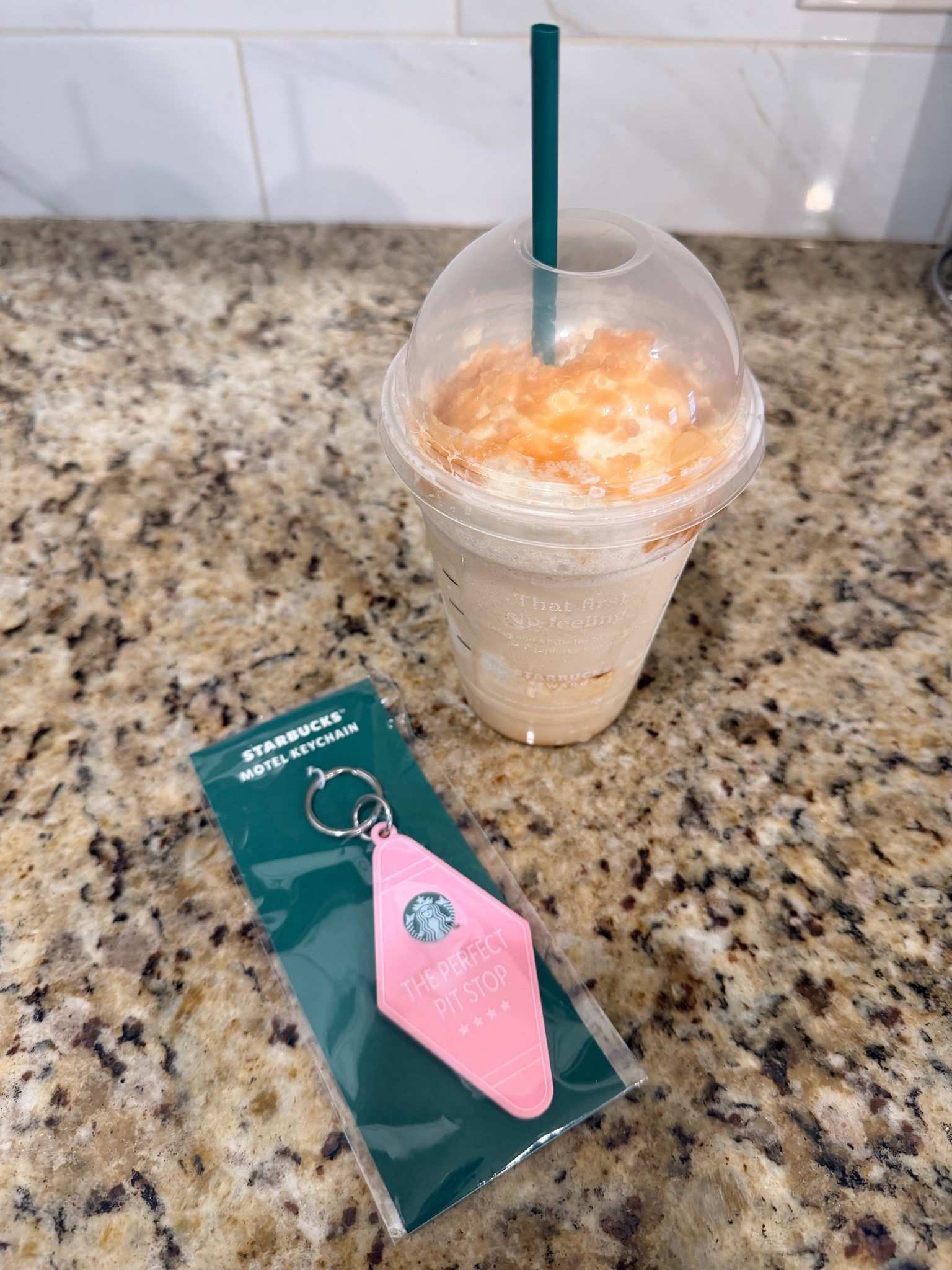 What I love about Starbucks is they can make my Frappuccino without coffee 😊 I picked up this cute keychain yesterday. I can’t find it online but you can order keychains from @amazon & make your own

#LTKSeasonal #LTKTravel