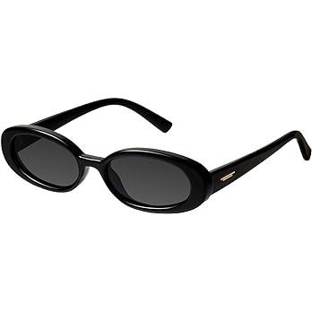 mosanana Retro Tiny Oval Sunglasses for Women with Small Face Narrow Style MS52360 | Amazon (US)