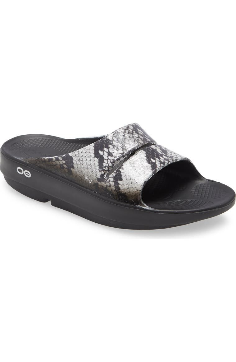 Oofos OOahh Sport Slide Sandal (Women) | Nordstrom | Nordstrom