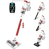 UMLo Cordless Vacuum Cleaner with LED Dsiplay, Up to 60min Runtime, 265W 25Kpa Suction Stick Vacu... | Amazon (US)