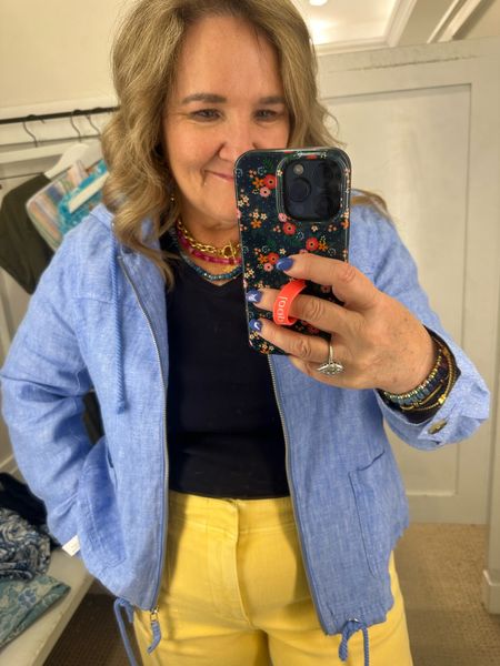This linen hoodie is part of Talbots summer style sale  Wearing a size large reg. It’s a pretty color, cool girl vibe with the classic style Talbots always delivers. 

#LTKFindsUnder100 #LTKOver40 #LTKSaleAlert