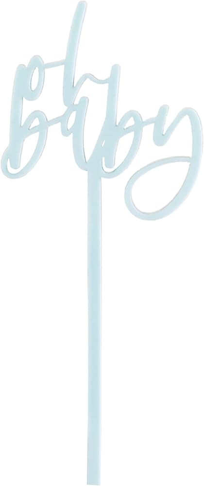 The Cotton & Canvas Co. Oh Baby Drink Stirrer, Party Cocktail Sticks, Swizzle Stick, Baby Sprinkl... | Amazon (US)