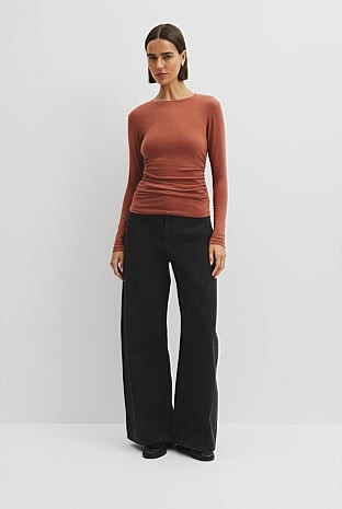 Drape Long Sleeve Top | Country Road