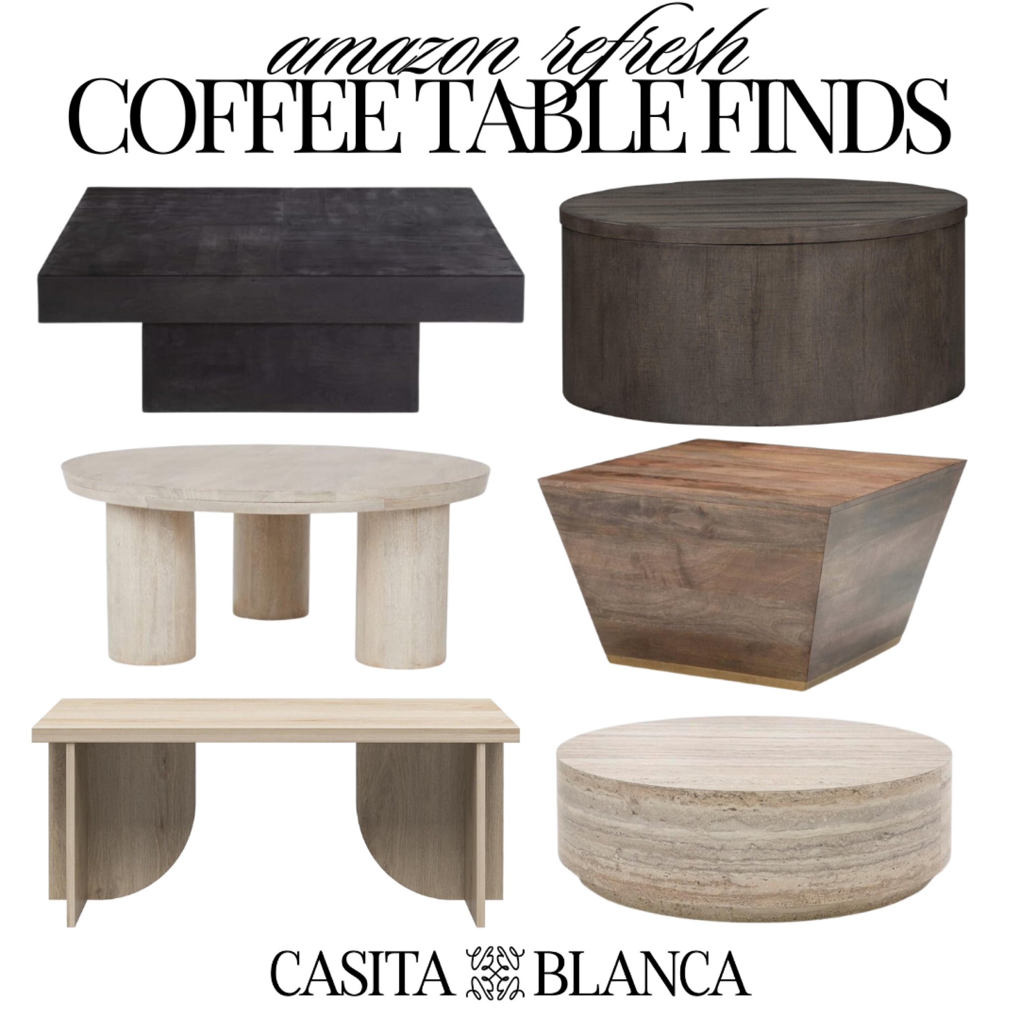 I searched for the BEST coffee tables on Amazon, and I am sharing the top 6 picks of the week. I cannot believe the price of the rectangle one!

#LTKHome #LTKFindsUnder100 #LTKStyleTip