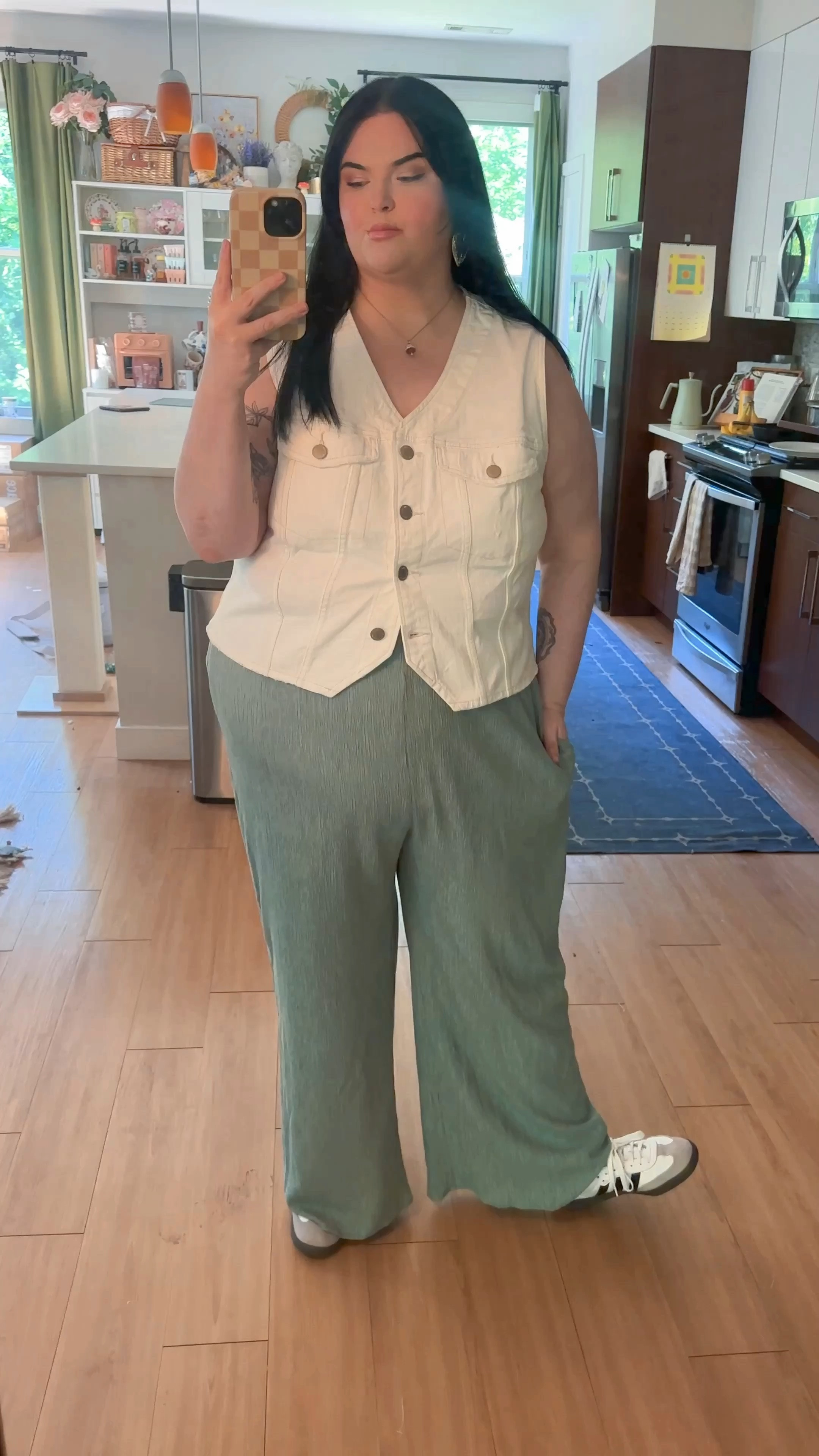 Wearing 2X in the top and a  XXL on the bottom! Great easy outfit for summer errands. Found similar versions from other retailers 

#LTKStyleTip #LTKFindsUnder50 #LTKPlusSize