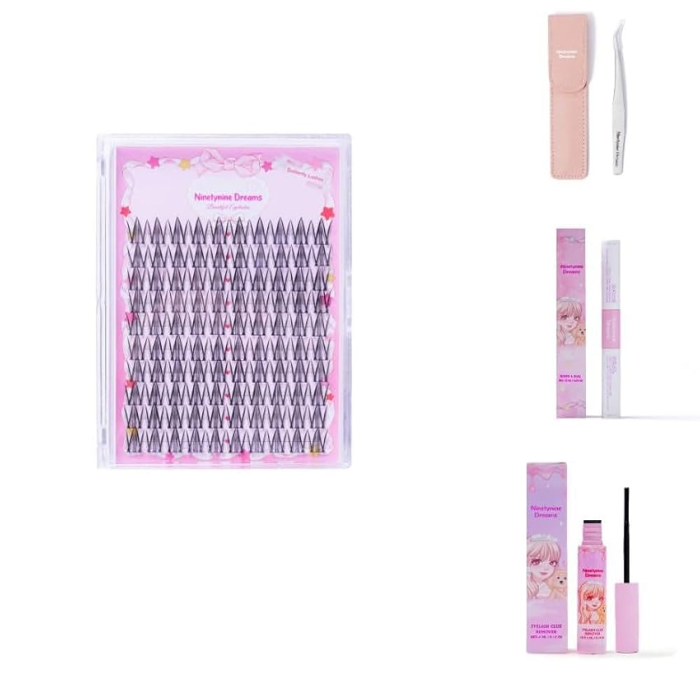 100PCs Butterfly False Eyelash Manhua Anime Manga Lashes Clusters Lightweight Comfortable Thin Bl... | Amazon (US)