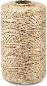 SMART&CASUAL 328Ft Jute Twine String Thin Natural Hemp Twine for Gift Wrapping Craft Plant Garden... | Amazon (US)
