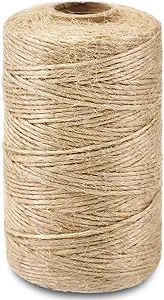 SMART&CASUAL 328Ft Jute Twine String Thin Natural Hemp Twine for Gift Wrapping Craft Plant Garden... | Amazon (US)
