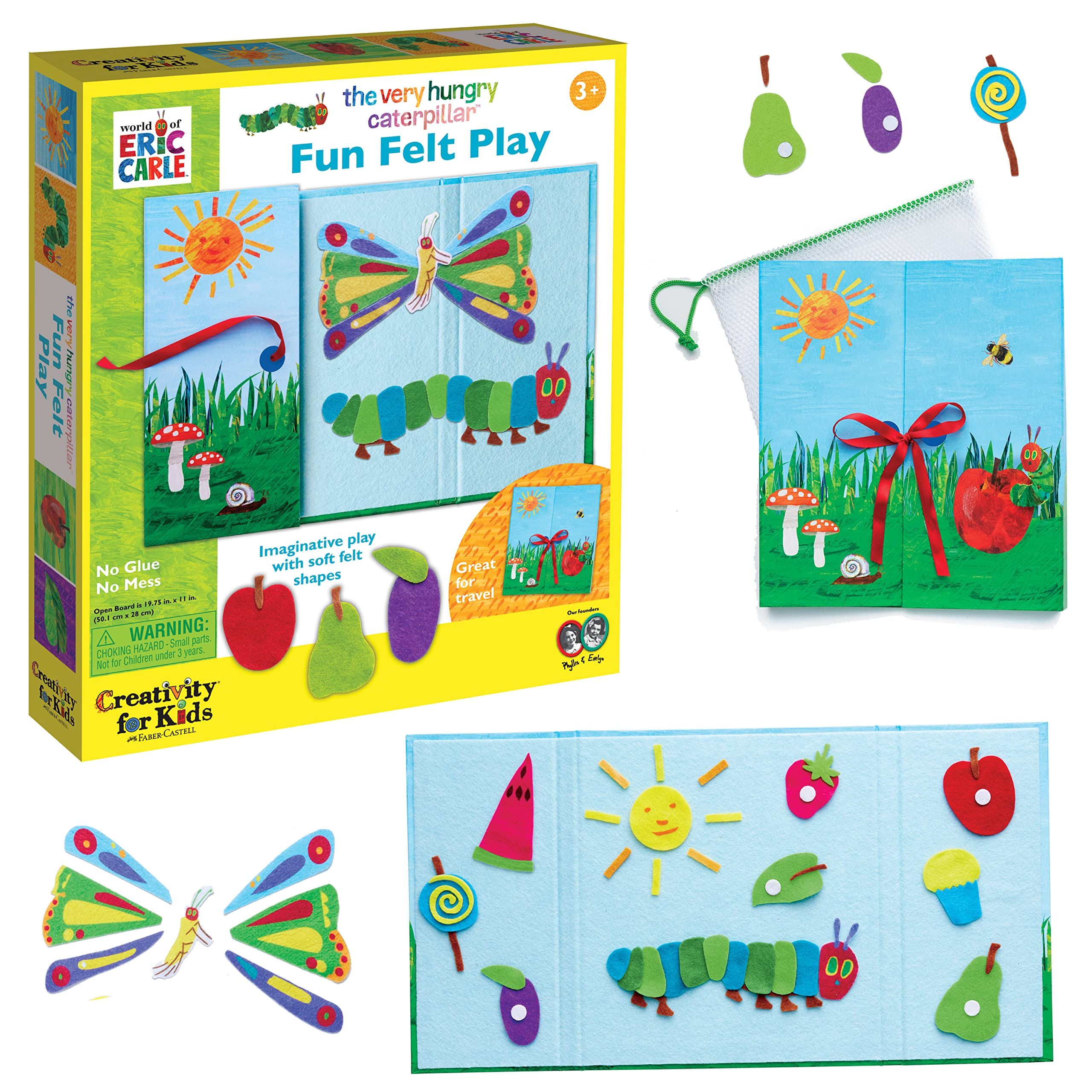 Creativity for Kids The Very Hungry Caterpillar Toy: Fun Felt Play - Busy Board for Toddlers from... | Amazon (US)