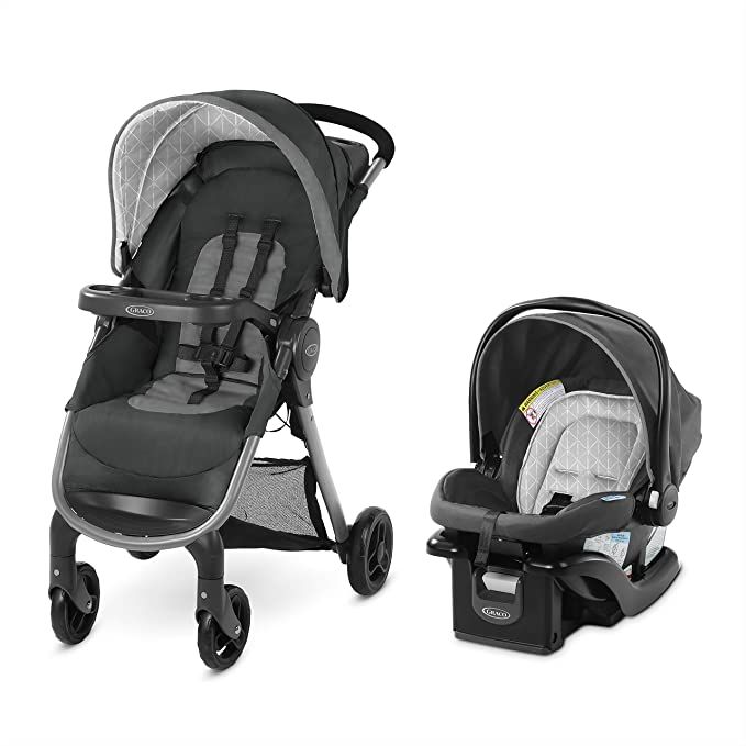 GRACO FastAction SE Travel System Includes Quick Folding Stroller and SnugRide 35 Lite Infant Car... | Amazon (US)