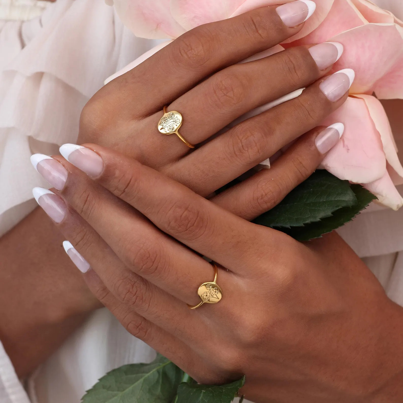 Family Florals Ring | Multiple Birth Flower Jewelry | Mother's Day Giftss | Christmas Gifts | Etsy (US)