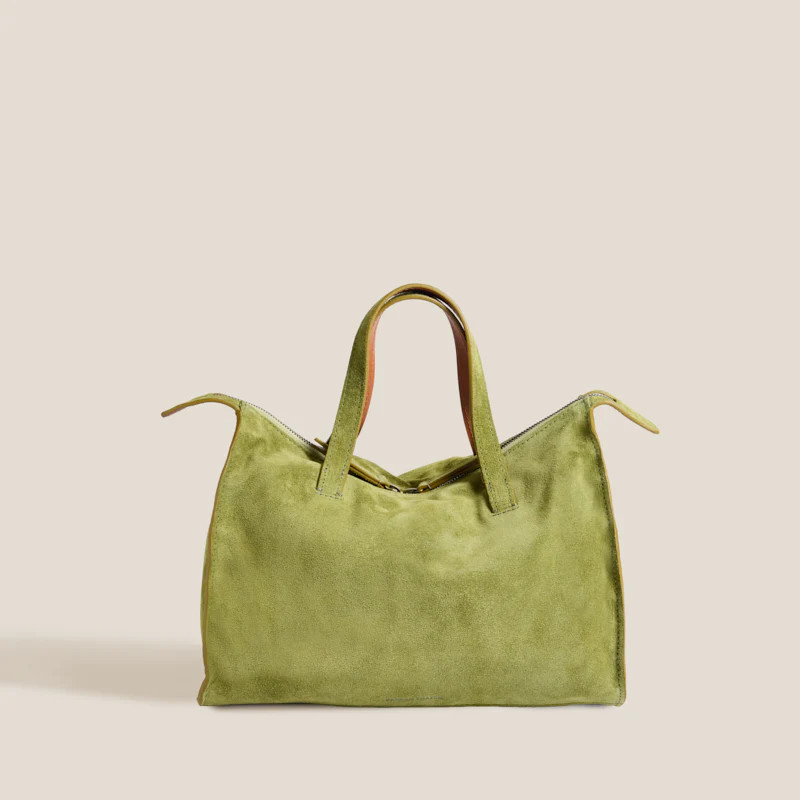 Zoe Satchel - Suede Palm | Parker Thatch