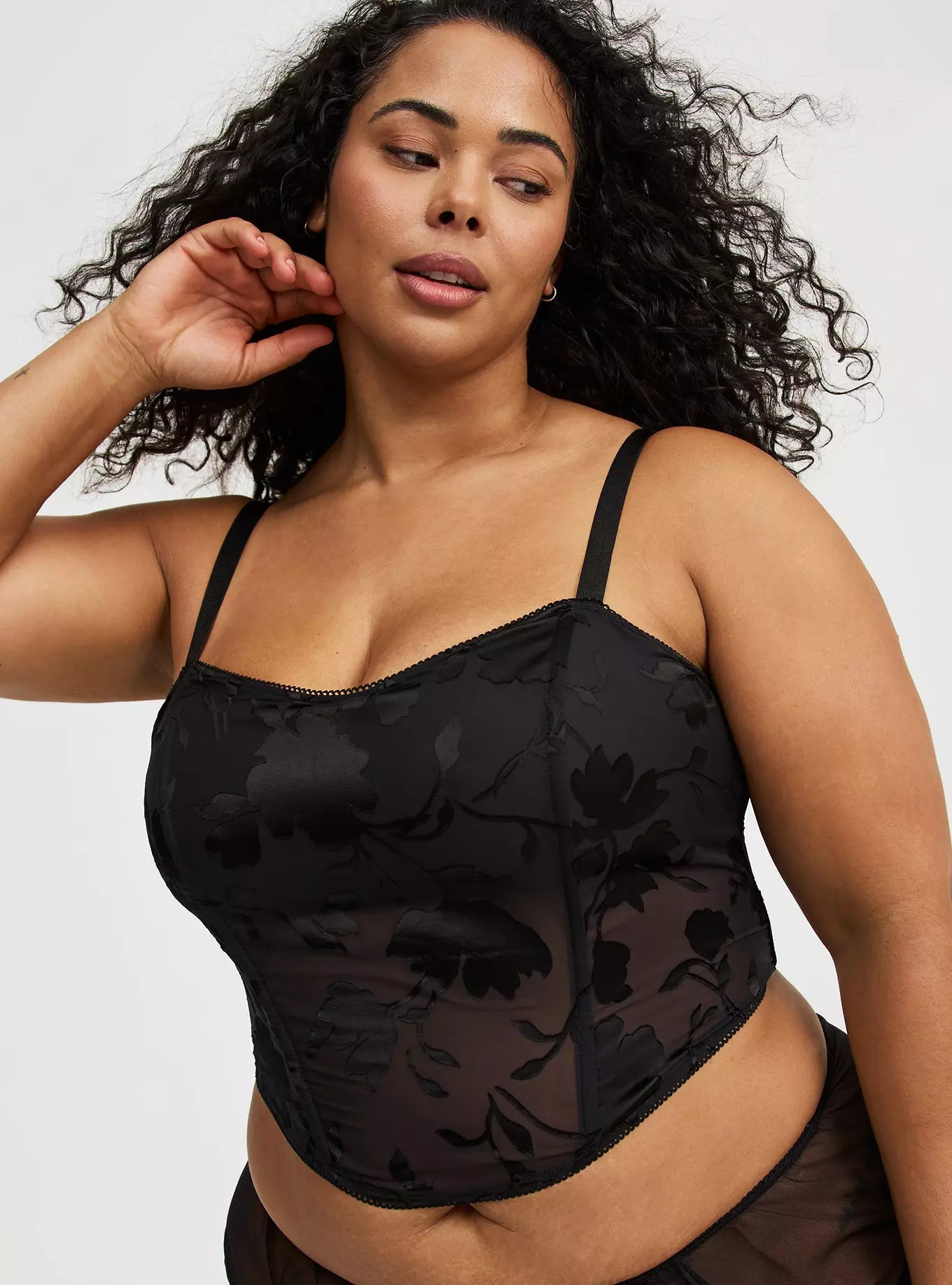 Burnout Satin Bustier | Torrid (US & Canada)