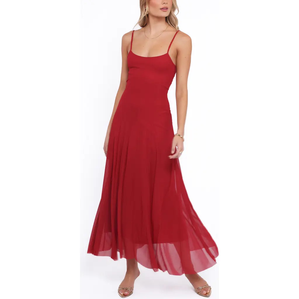 Petal & Pup Robbie Maxi Dress in Red at Nordstrom, Size 6 | Nordstrom