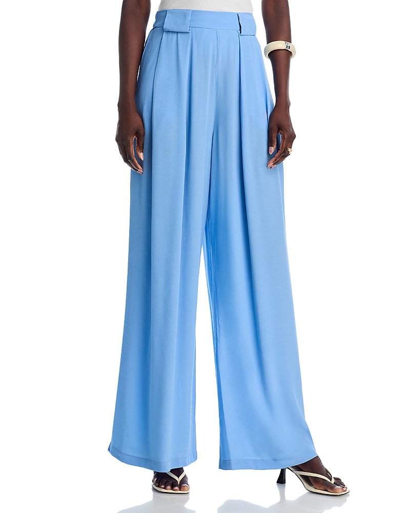 Aqua Pleated Wide Leg Pants - Exclusive | Bloomingdale's (US)