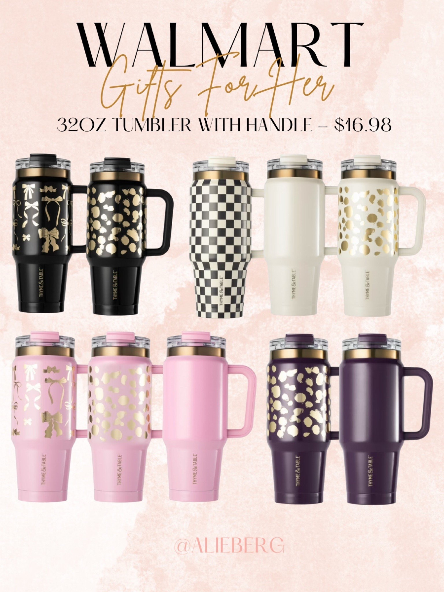 Walmart Tumbler Under $20!🎀
The perfect gift! Would be so cute with socks, slippers or a gift card for a gift for friend, co-worker or teacher!


Gifts for her, gift for teacher, gifts for mom, stocking stuffer for her, bow tumbler, gifts for her under $25, gifts for teen girl

#LTKFindsUnder50 #LTKHoliday #LTKGiftGuide