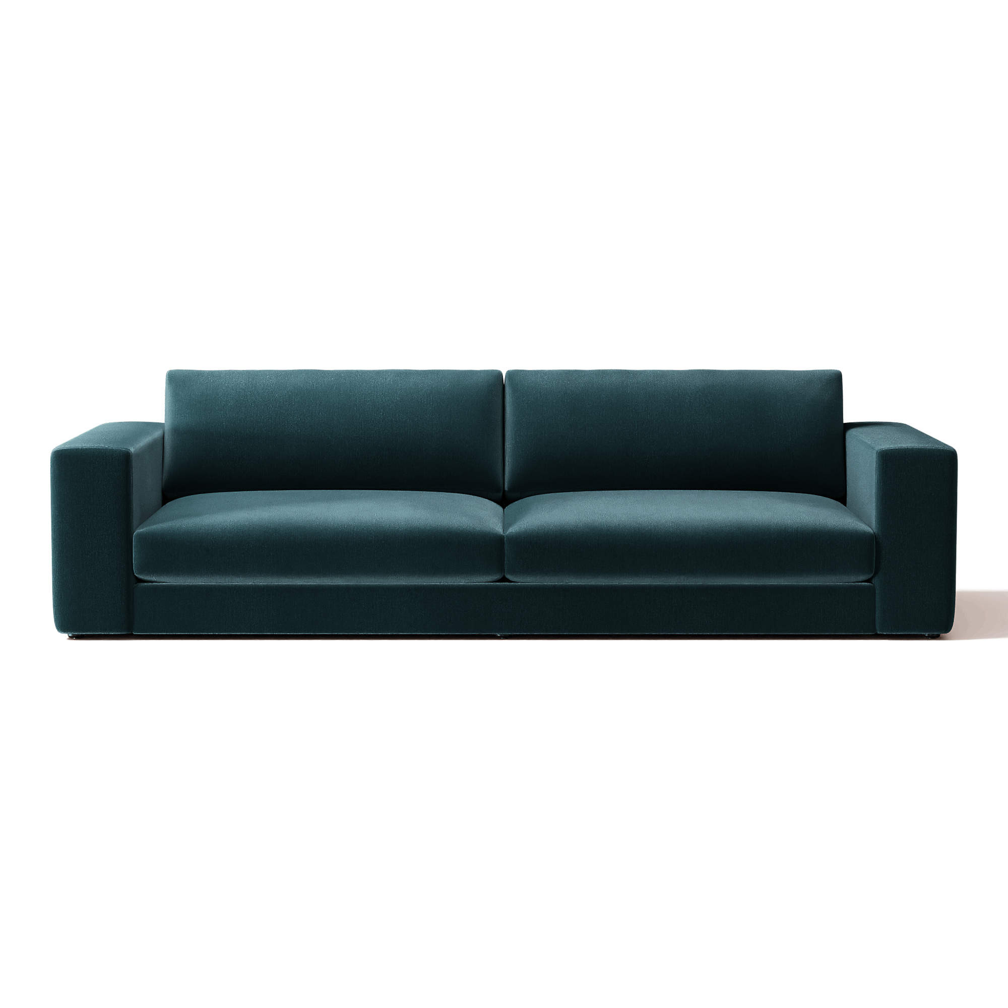 Berkeley 106" Jade Performance Velvet Sofa | CB2