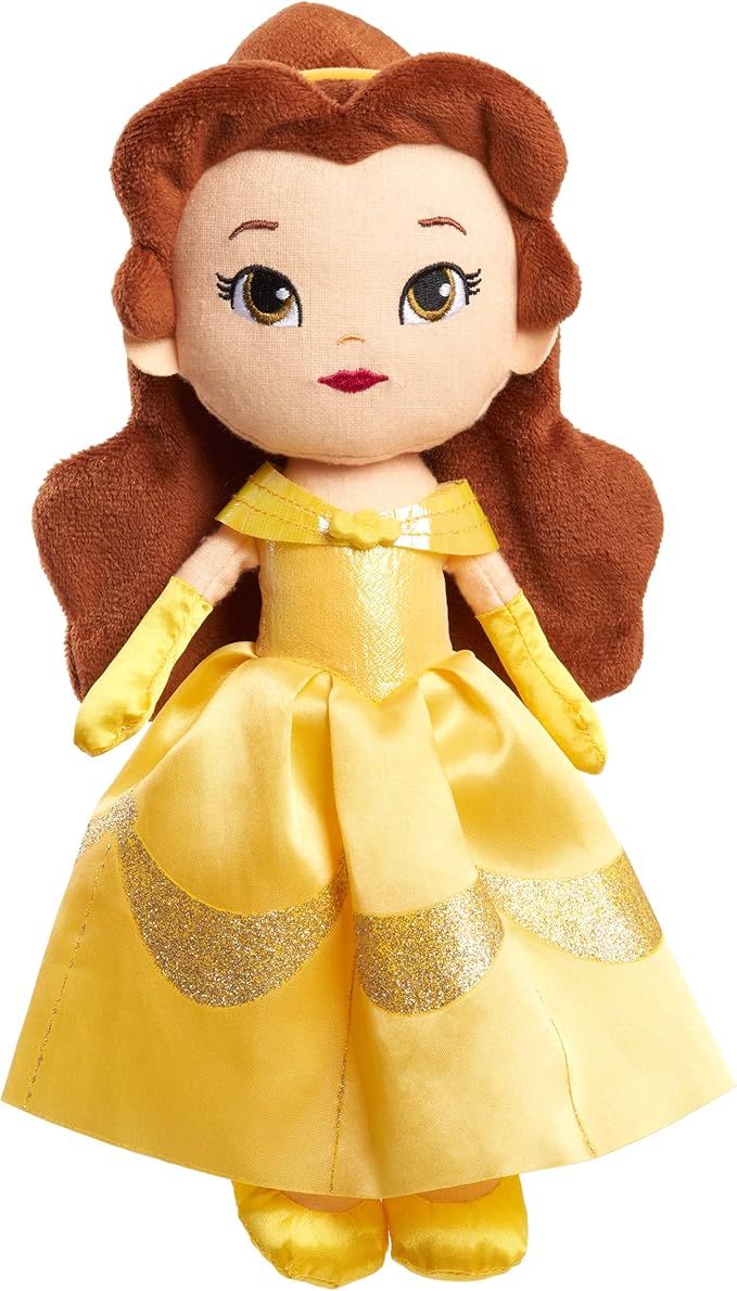 Disney Princess So Sweet Plush Belle in Yellow Dress, 12 Inch Plush Toy, Beauty and the Beast, by... | Amazon (US)
