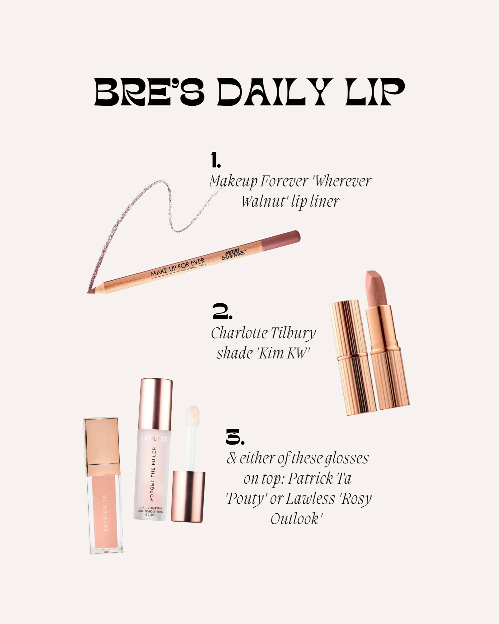 My favorite lip combo & what I wear most days!! 

#LTKunder50 #LTKbeauty