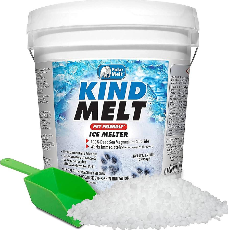 HARRIS Kind Melt Pet Friendly Ice and Snow Melter, Fast Acting 100% Pure Magnesium Chloride Formu... | Amazon (US)
