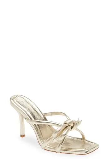 Loeffler Randall Margi Bow Heel in Champagne at Nordstrom Rack, Size 5 | Nordstrom Rack