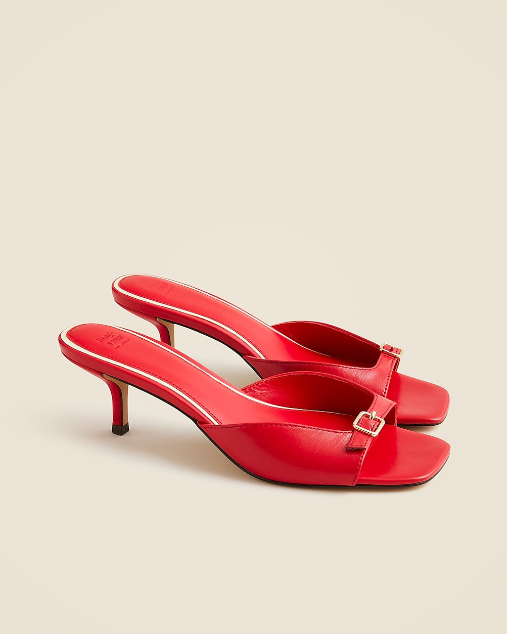 Rouje X J.Crew Jolie square-toe heels | J. Crew US