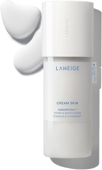LANEIGE Cream Skin Toner & Moisturizer: Lightweight Refillable Korean Milky Toner with Ceramide &... | Amazon (US)