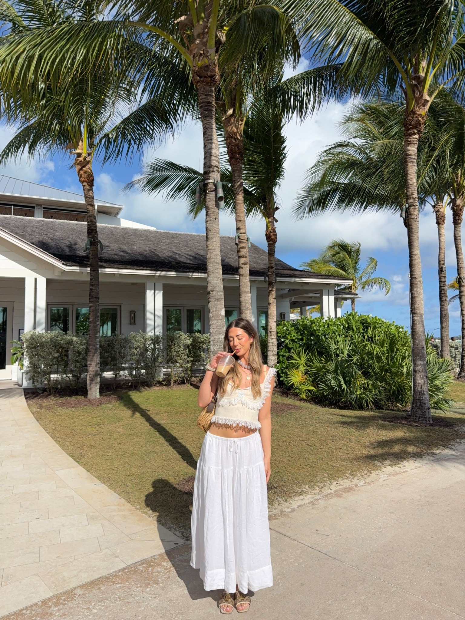 Tropical fit of the day for the beach 🐚 small in skirt & medium in top (tts for both) 

#LTKootd