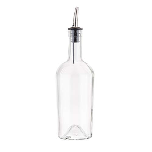 Glass Syrup Bottle with Vented Stainless Steel Pourer - 500ml | Amazon (US)