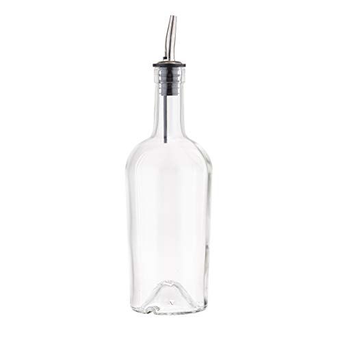 Glass Syrup Bottle with Vented Stainless Steel Pourer - 500ml | Amazon (US)
