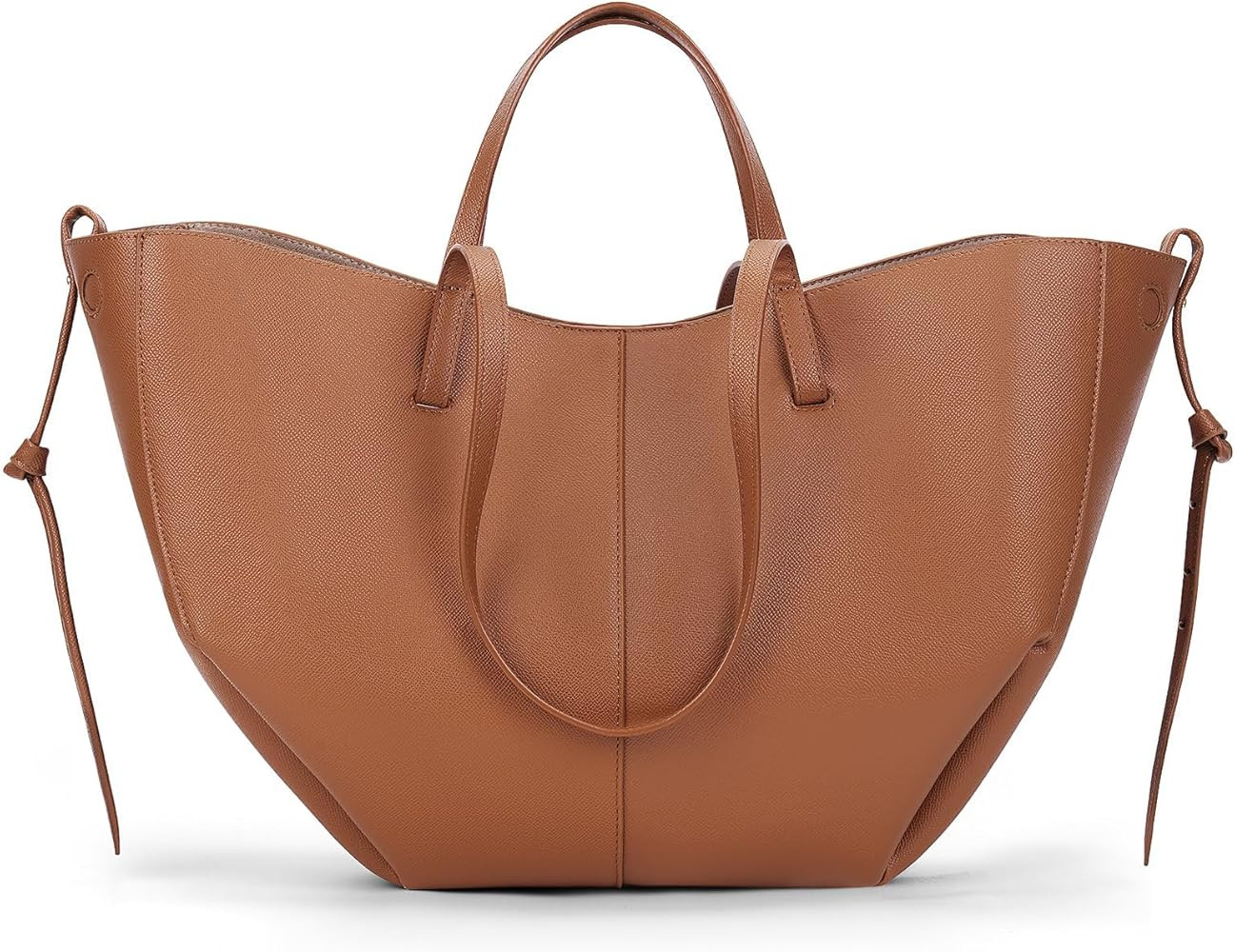 ACUYE Leather Tote Bag for Women Crescent Shoulder Purse Ladies Handbag Y2K Hobo Bag Work Tote wi... | Amazon (UK)