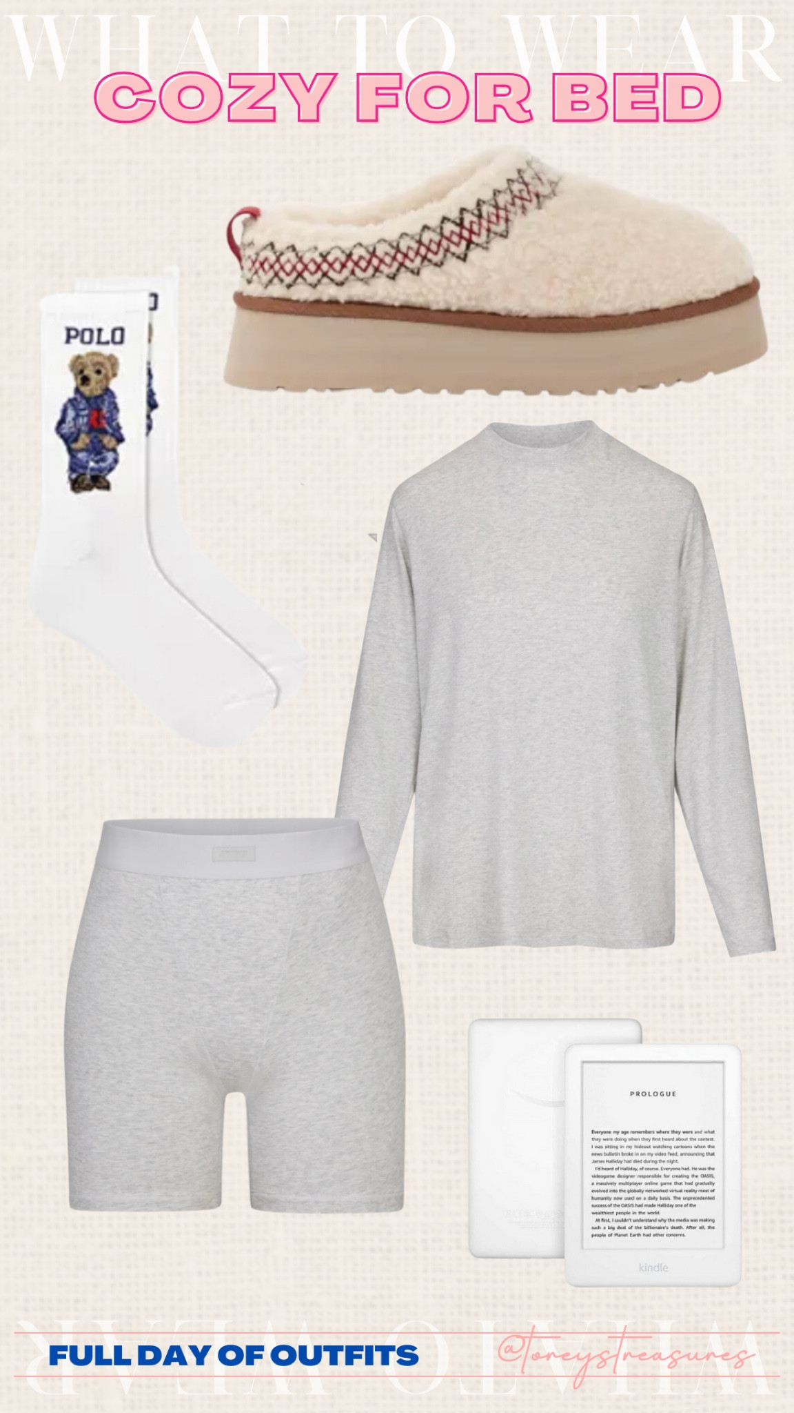 Ugg tazz shearling shoes- also linked the amazon pair. Skims pjs are tts. 

#LTKfindsunder50 #LTKSeasonal #LTKstyletip