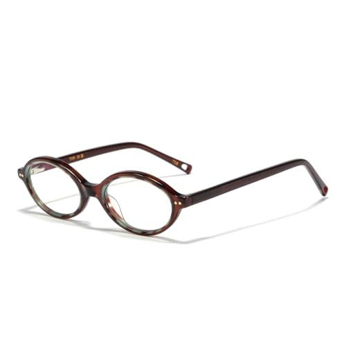 TIJN Olisa Blue Light Blocking Glasses for Women Men,Retro Oval Frame Bluelight Eyeglasses for Gaming Computer Screen Use | Amazon (US)