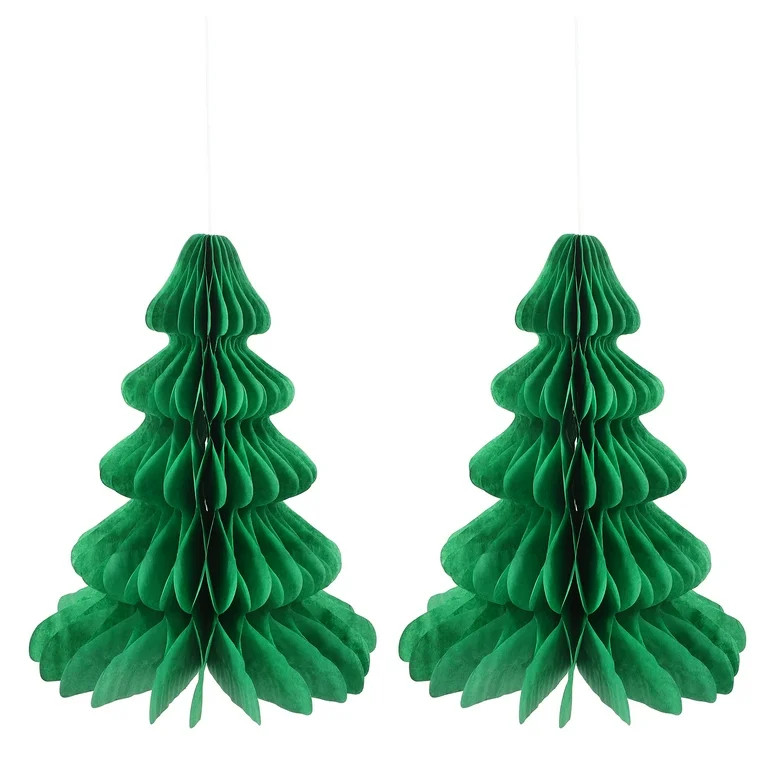 Linaichen paper Christmas tree Honeycomb Christmas Tree Table Decoration - Xmas Home Decor - Walm... | Walmart (US)