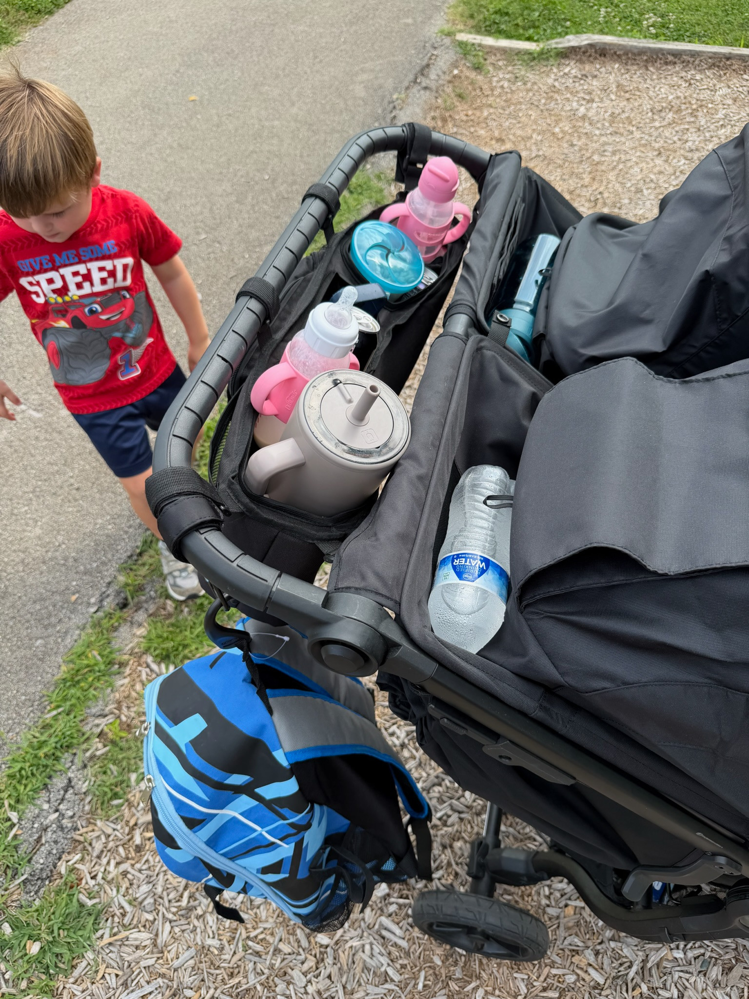 This stroller caddy has changed the game for me!✨

I always have so many cups & snacks as a mom of three, this is so helpful for storing everything on the go!

mom hacks | mom essentials | stroller organization 

 #LTKmomlife #LTKBaby #LTKKids