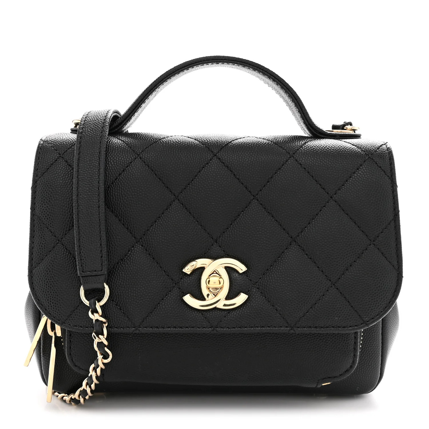Chanel Caviar Quilted Small Business Affinity Flap Black 1911441 | FASHIONPHILE (US)