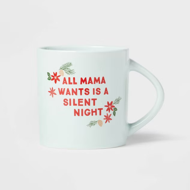 16oz Stoneware Christmas Mama Silent Night Mug - Wondershop™ | Target