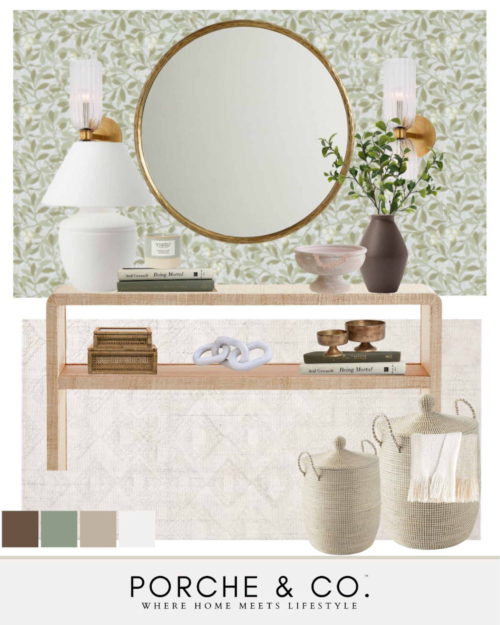 Entryway mood board, entryway inspo, console styling, console decor, entryway design ideas 

#LTKsalealert #LTKhome #LTKstyletip