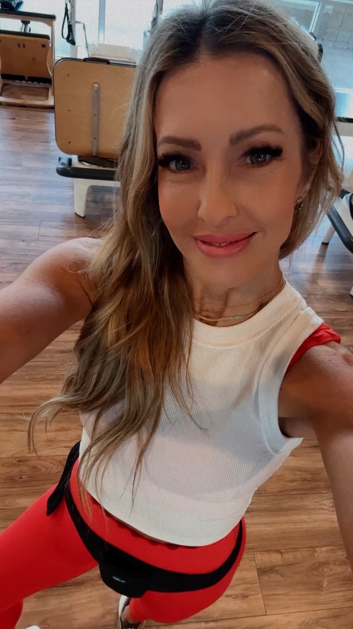 Such a fun set by two of my favorite clothing lines! ♥️ this white top is SO versatile & can be worn as swim top or workout top or styled with a cute pair of slacks, shorts or a skirt! 💕

#LTKswim #LTKSeasonal #LTKstyletip