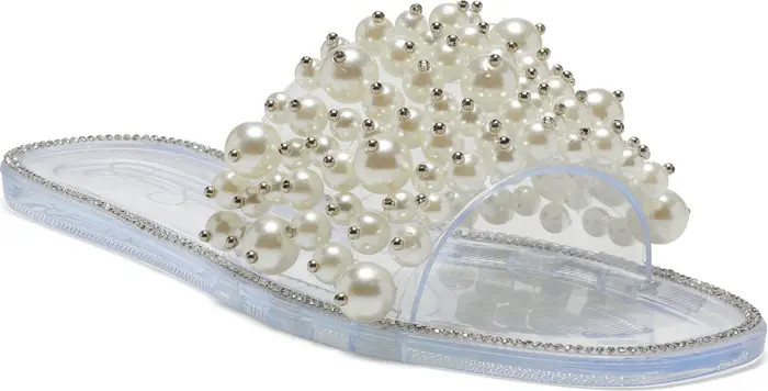 Kassime Crystal Embellished Jelly Slide Sandal | Nordstrom Rack