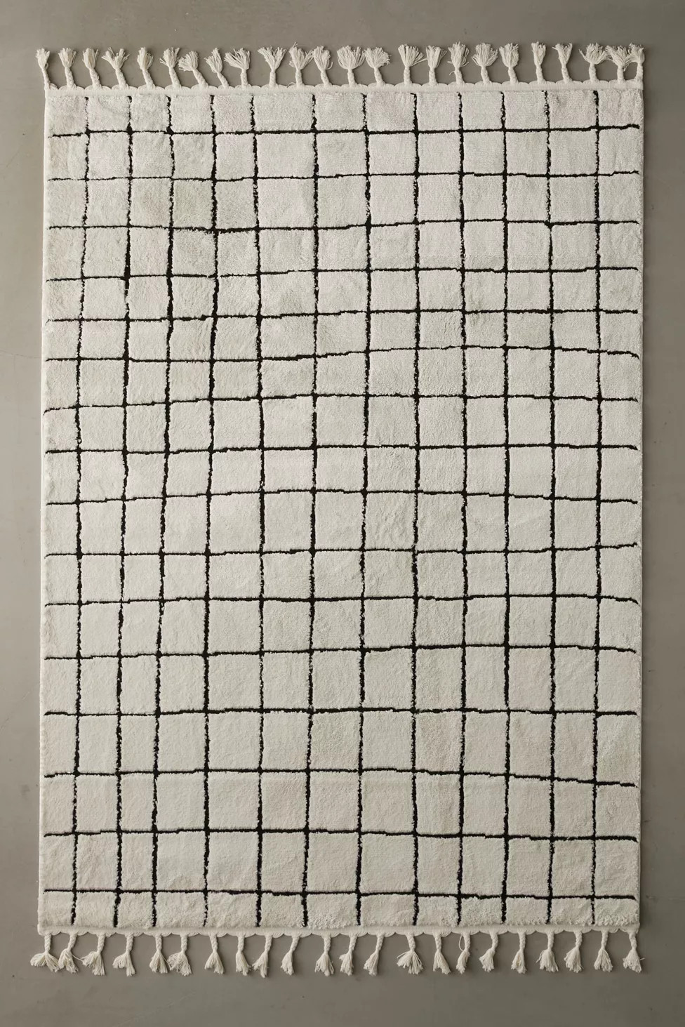 Tuno Grid Hilo Tufted Rug | Urban Outfitters (US and RoW)