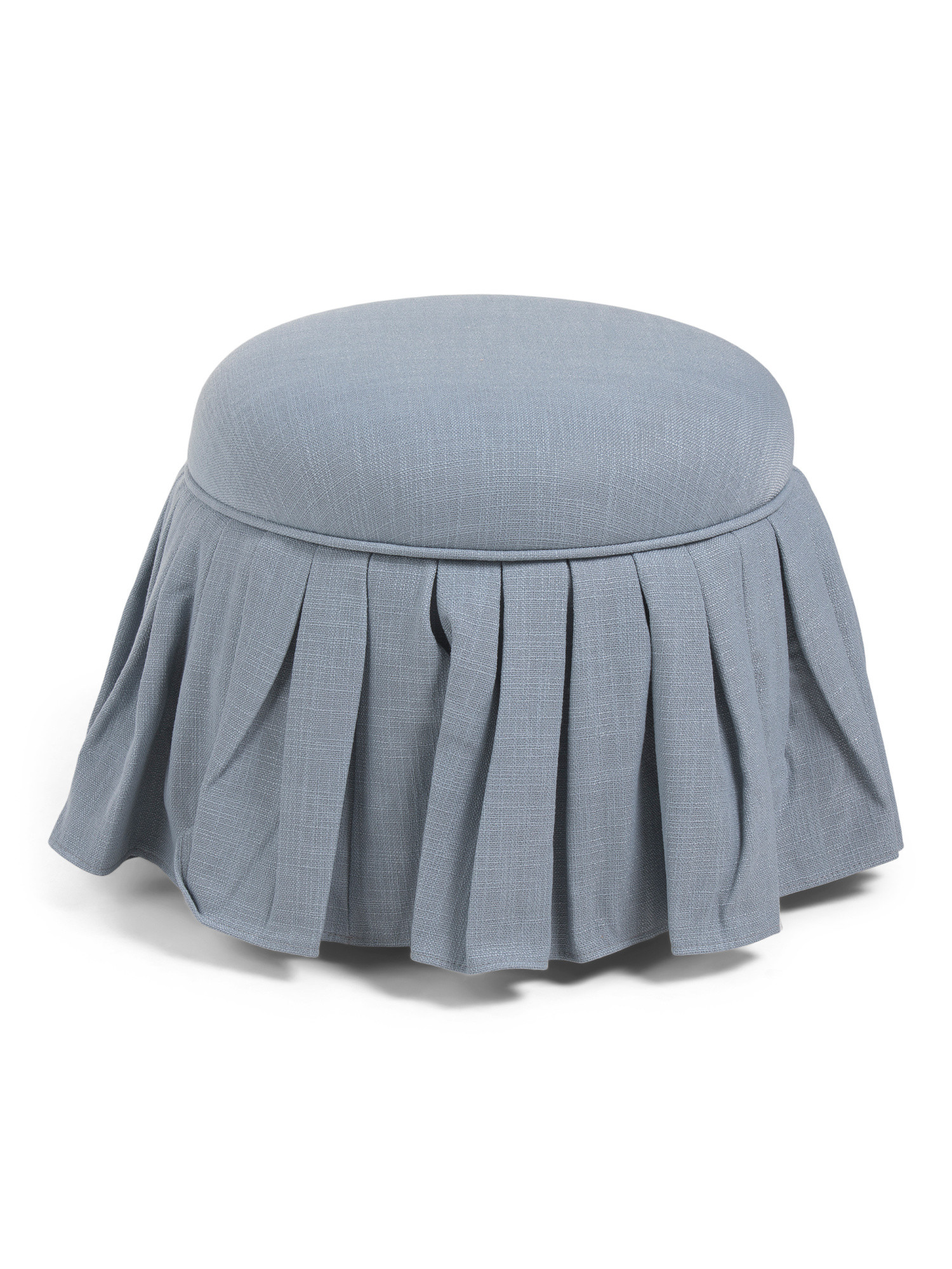 20in Emily Round Storage Ottoman | TJ Maxx