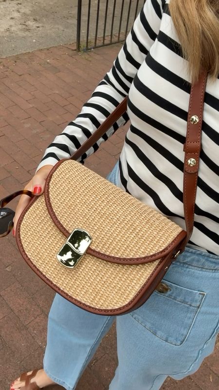 In love with this gorgeous rattan inspired bag! It was gifted to me by Sezane. I’ve been eyeing the Claude style and decided this one would be perfect for the upcoming seasons. I’m also linking an alternative that’s under $100.

#LTKSeasonal #LTKFindsUnder100 #LTKStyleTip